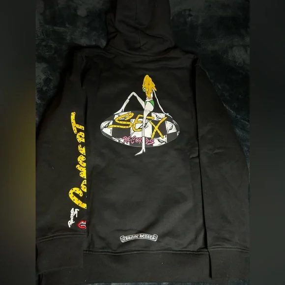 Chrome Hearts Matty Boy Sex Records Concept Hoodie Chrome Hearts Matty Boy Sex Records Concept Hoodie